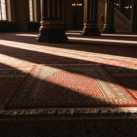 Interior of the Grand Mosque in Istanbul, Turkey.の写真素材