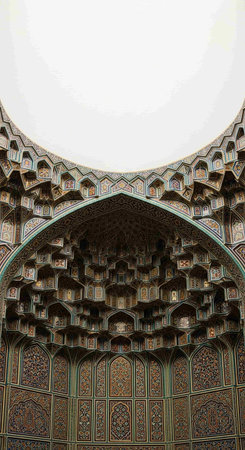 Interior of the Grand Mosque in Samarkand, Uzbekistanの写真素材