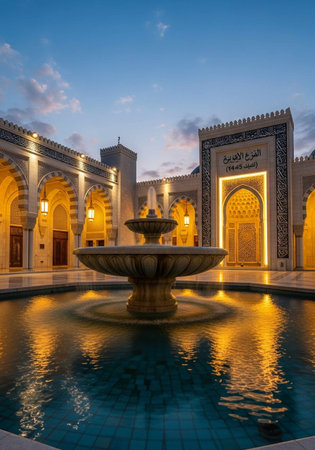 Sheikh Zayed Grand Mosque November 5, 2013 in Dubai, United Arab Emirates.の写真素材