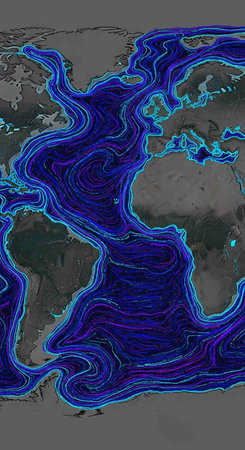 Abstract marbling artwork for creative graphic design.の写真素材