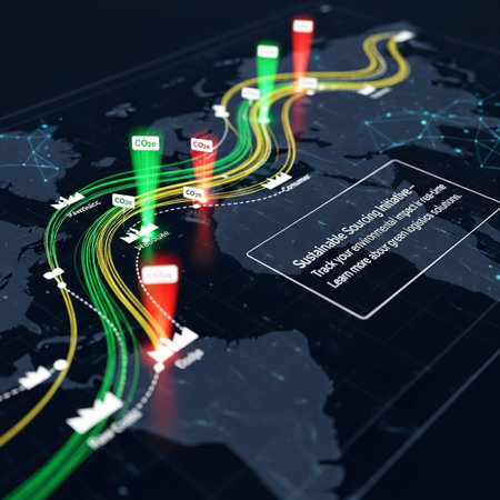 Digital image of global business network on map background. 3D rendering