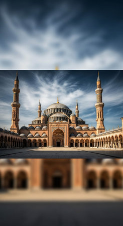 Hagia Sophia mosque in Istanbul, Turkey. HDR image.