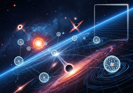 Planets and constellations in space. Elements of this image furnished by NASA