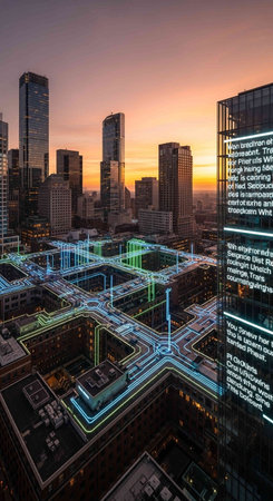 Skyscrapers of Chicago, Illinois, United States of America