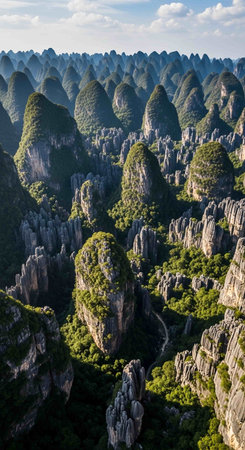 Zhangjiajie National Forest Park, Hunan Province, Chinaの写真素材