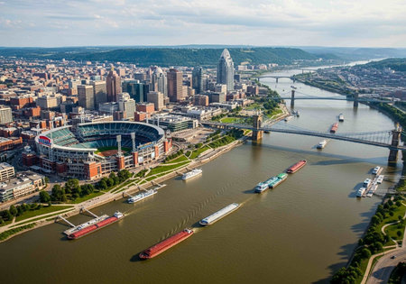 Aerial view of the city of Valletta, Malta.の写真素材