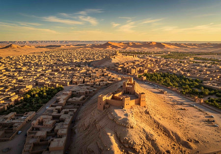 Panoramic view of Marina Bay Sands in Singapore.の写真素材