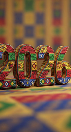 3D illustration. Abstract colorful background.の写真素材