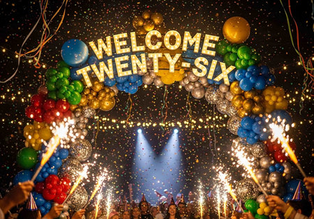 Unidentified people at the opening ceremony.の写真素材