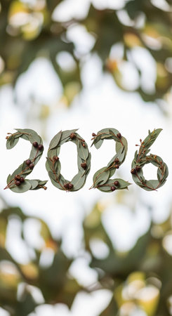 Happy new year 2016 with tree background, Happy new year 2016 conceptの写真素材