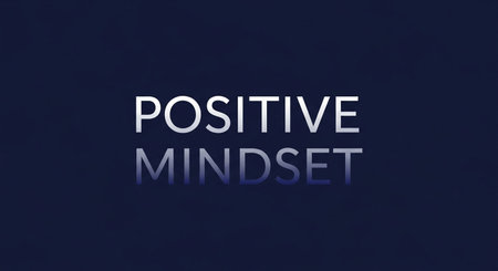 Positive Mindset Motivational Quote. Motivational background.の写真素材