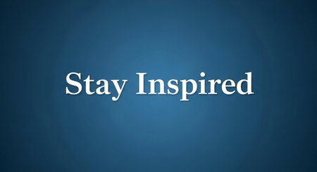 Stay Inspired. Motivational background. Inspirational quote.の写真素材