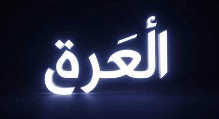 3D rendering of text in neon light on black backgroundの写真素材
