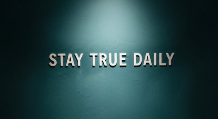 Stay sign on the wall.の写真素材