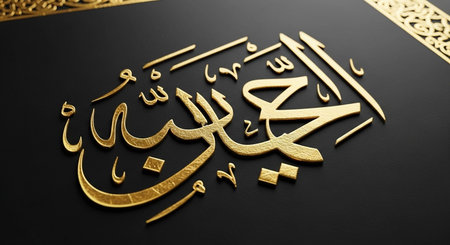 \Arabic calligraphy of \"\"Ramadan Kareem\"\""の写真素材