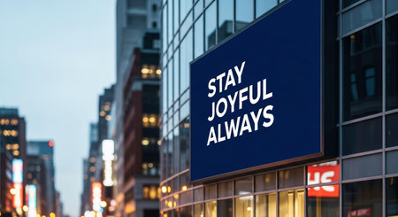 STYLE LIFESTYLE LAVES LAVES sign in New York.の写真素材