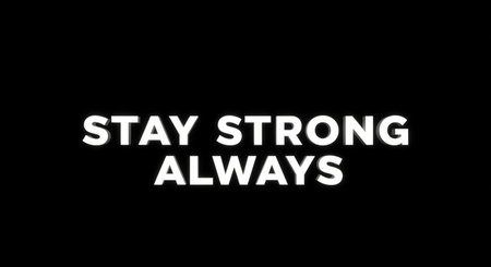 Stay Strong Allowed. Motivational Quotes. Inspirational quotes.の写真素材