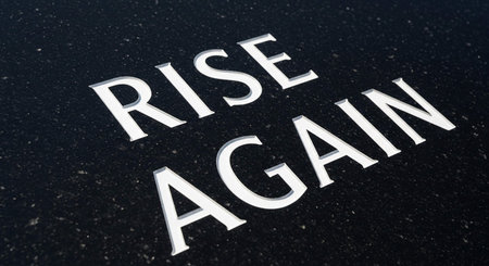 Detail of the RisELF AGENDA sign.の写真素材