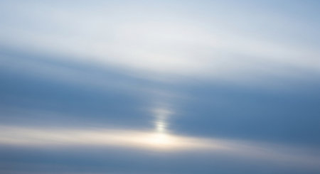 Clouds in the sky at sunset as an abstract background. Textureの写真素材