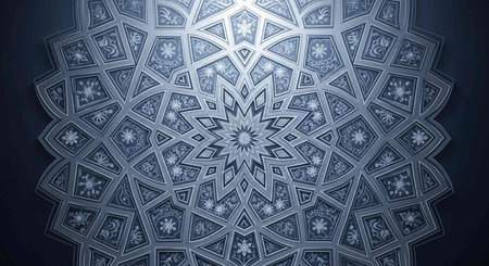 Abstract kaleidoscope background. Beautiful kaleidoscope seamless pattern. Seamless kaleidoscope texture.の写真素材