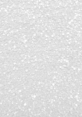 White glitter texture background. Top view. Copy space for text.