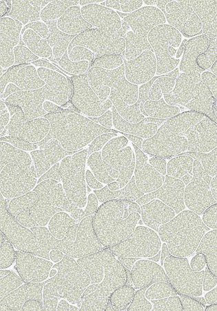 Seamless abstract floral pattern in white and gray colors on a light background