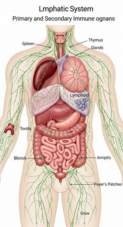 Liver anatomy. Human digestive system.