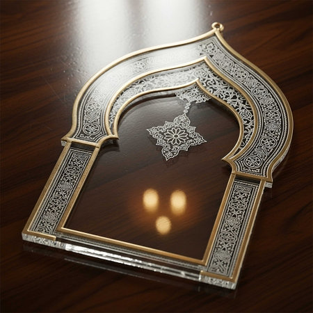 3D illustration of the holy book of Muslimsの写真素材