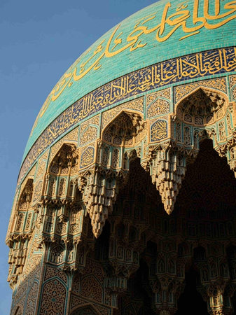 The dome of the mosque in Samarkand, Uzbekistan.