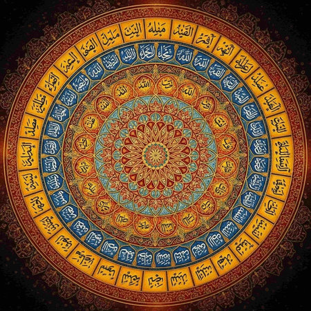 Zodiac signs and symbols on the background of the ancient calendar.