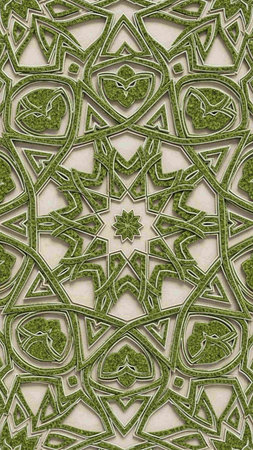 Kaleidoscope of color with beautiful ornamental - Thorough background summary - seamless