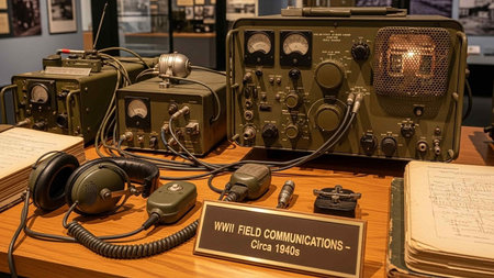 Museum of military equipment. Exhibition of military equipment.の写真素材