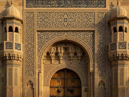 Detail of the Madrasah in Dubai, United Arab Emirates