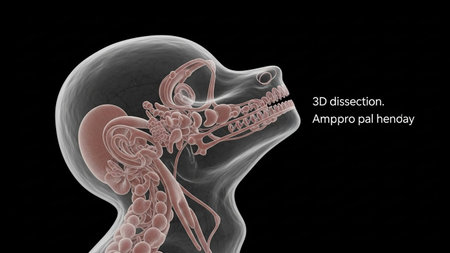 Human skeleton anatomy. Anatomy of the human body. 3D illustration