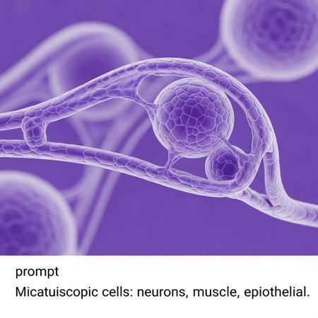 3D Illustration of the structure of the human nerve cell.