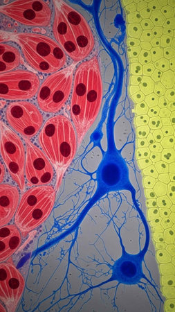 3D Illustration of Nerve Cell