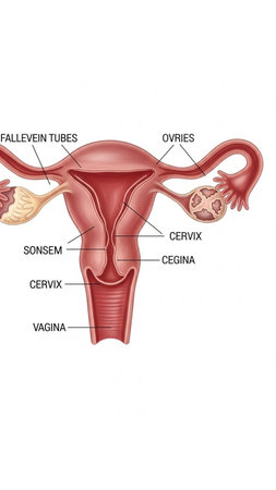 Anatomy of female reproductive system. Anatomy of female reproductive system