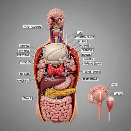Human internal organs. Anatomy of human body. 3d illustrationの写真素材