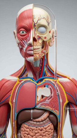 Human anatomy. Anatomy of human body. 3d illustration.