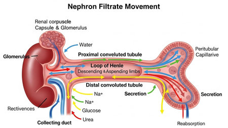 Structure of the human stomach. Anatomy of the human body.の写真素材