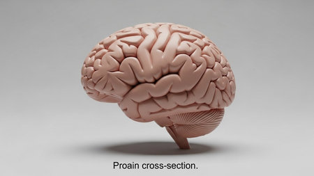 Human brain model. 3D illustration. Can be used as a backgroundの写真素材