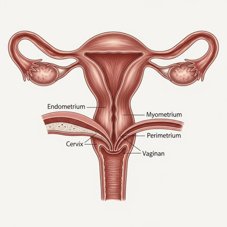 Female reproductive system. Female reproductive system. Anatomical vector illustration.の写真素材
