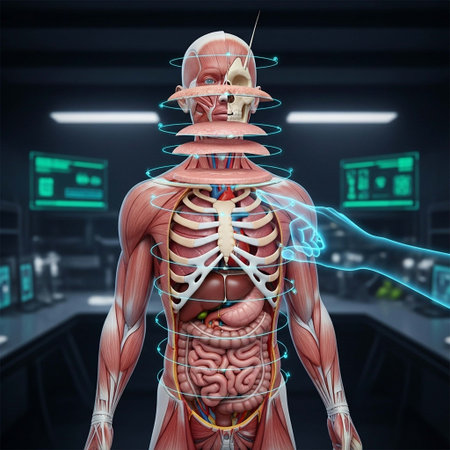 Human body with circulatory system in medical concept. 3D renderingの写真素材