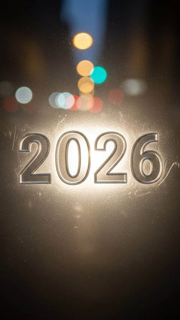 the foggy window with bokeh backgroundの写真素材