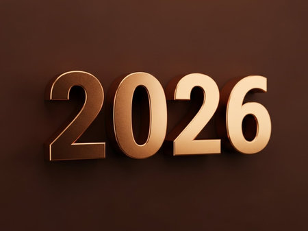 3D Illustration, isolated on brown backgroundの写真素材