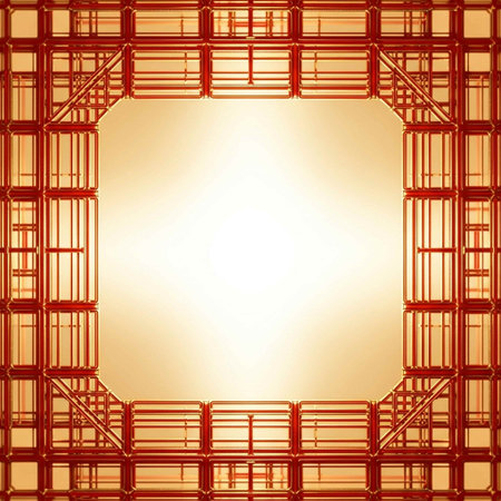 Abstract background of metal lattice. Vector illustration. Eps 10.