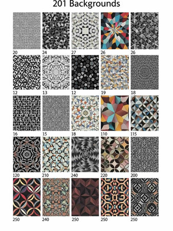 Set of vector seamless patterns. Endless texture can be used for wallpaper, pattern fills, web page...