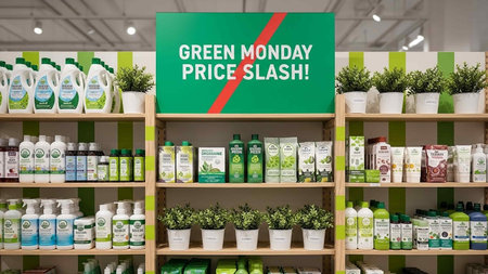 Green Monday sales. Green Monday is one of the most popular in the world.の写真素材