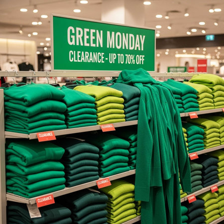 Green jersey store in Milan