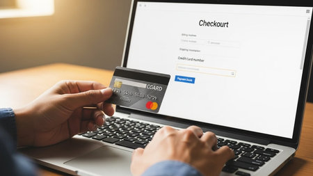 Abstract background of colorful acrylic paint splashes in red, yellow, green and blue tonesの写真素材